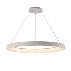 M7750  Niseko Dimmable Pendant Ring 60W LED With Remote White